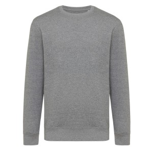 Lekki sweter Iqoniq Etosha, bawełna z recyklingu T9303.034.M /kolor: light heather anthracite/