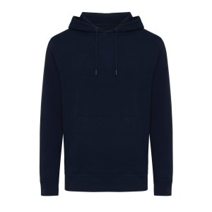 Lekka bluza z kapturem Iqoniq Rila, bawełna z recyklingu T9404.002.M /kolor: navy/