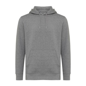 Lekka bluza z kapturem Iqoniq Rila, bawełna z recyklingu T9404.034.M /kolor: light heather anthracite/