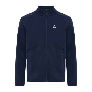 Kurtka z mikropolaru Iqoniq Talung, poliester z recyklingu T9603.002.M /kolor: navy/