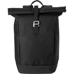 Zwijany plecak V2183-03 /kolor: czarny/