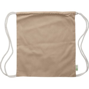 Worek ze sznurkiem z bawełny V2193-25 /kolor: khaki/