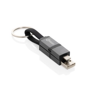 Kabel do ładowania 4 w 1 60W Terra P302.7602 /kolor: szary/