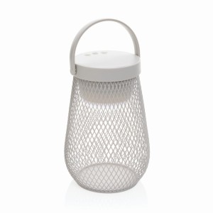 Lampka na biurko Aurora, plastik z recyklingu P513.7502 /kolor: szary/