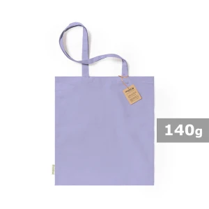 Torba z bawełny organicznej na zakupy V8269-13 /kolor: fioletowy/