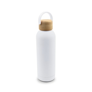 Butelka termiczna 500 ml | Zeniqua VA116-02 /kolor: biały/