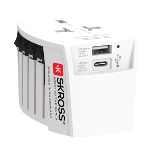Adapter podróżny SKROSS MUV 2 VSK12-02 /kolor: biały/