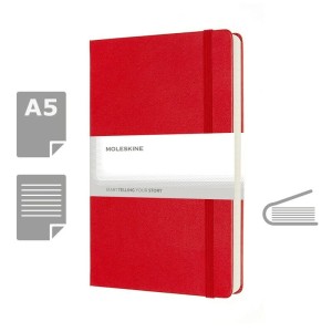 MOLESKINE EXPANDED Notatnik ok. A5 VM307-05 /kolor: czerwony/