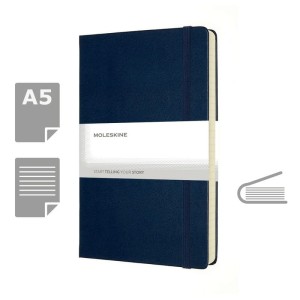 MOLESKINE EXPANDED Notatnik ok. A5 VM307-27 /kolor: ciemnoniebieski/