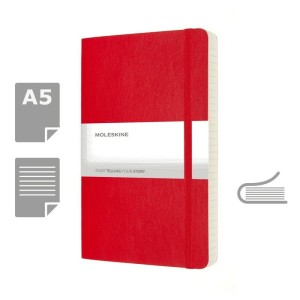 MOLESKINE EXPANDED Notatnik ok. A5 VM308-05 /kolor: czerwony/