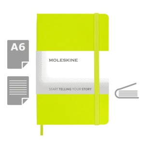 MOLESKINE Notatnik ok. A6 VM201-09 /kolor: limonkowy/