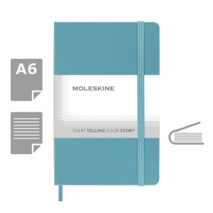 MOLESKINE Notatnik ok. A6 VM201-29 /kolor: turkusowy/