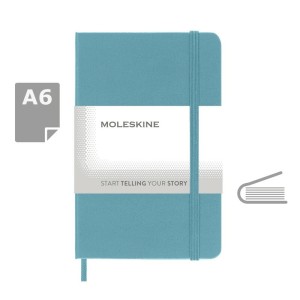 MOLESKINE Notatnik ok. A6 VM202-29 /kolor: turkusowy/