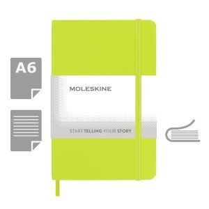 MOLESKINE Notatnik ok. A6 VM203-09 /kolor: limonkowy/