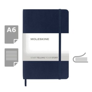 MOLESKINE Notatnik ok. A6 VM203-27 /kolor: ciemnoniebieski/