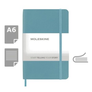 MOLESKINE Notatnik ok. A6 VM203-29 /kolor: turkusowy/