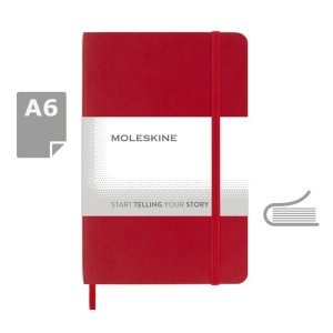 MOLESKINE Notatnik ok. A6 VM205-05 /kolor: czerwony/