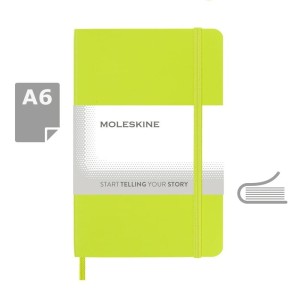 MOLESKINE Notatnik ok. A6 VM205-09 /kolor: limonkowy/