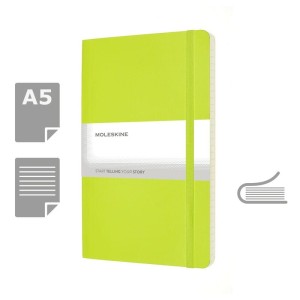 MOLESKINE Notatnik ok. A5 VM303-09 /kolor: limonkowy/