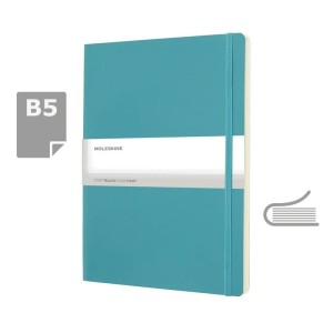 MOLESKINE Notatnik ok. B5 VM402-29 /kolor: turkusowy/