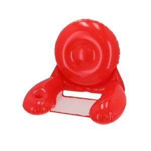 Dmuchany fotel plażowy VA745-05 /kolor: czerwony/