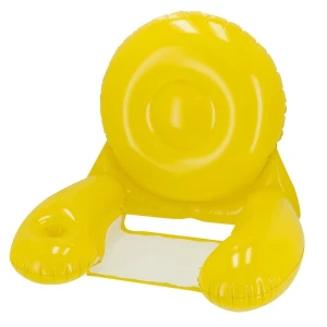 Dmuchany fotel plażowy VA745-08 /kolor: żółty/