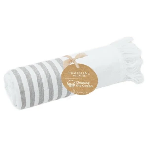 Ręcznik z bawełny z recyklingu VA754-19 /kolor: szary/