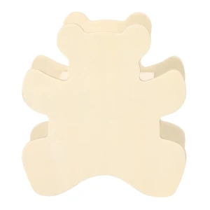 Drewniana skarbonka "zwierzątko" do kolorowania, kredki VA761-17A /kolor: drewno/