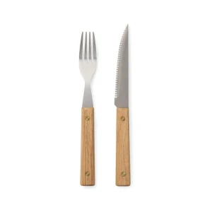 Sztućce grillowe 8 el. VINGA Paso VG626-16 /kolor: brązowy/