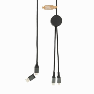 Kabel do ładowania 4 w 1 Terra, 3m P302.6402 /kolor: szary/