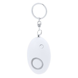 Alarm osobisty, brelok, lampka LED VA353-02 /kolor: biały/