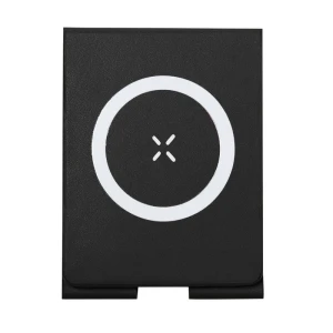 Magnetyczna ładowarka bezprzewodowa 15W, składana, stojak na telefon VA607-03 /kolor: czarny/