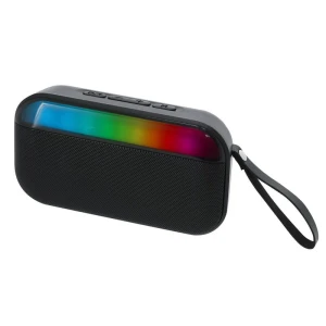 Głośnik bezprzewodowy 5W z RABS, lampka LED VA611-03 /kolor: czarny/