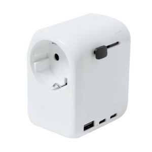 Adapter podróżny VA619-02 /kolor: biały/