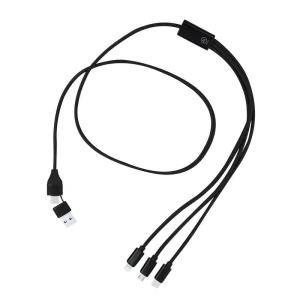 Kabel do ładowania z aluminium z recyklingu VA620-03 /kolor: czarny/