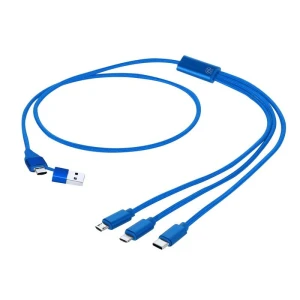 Kabel do ładowania z aluminium z recyklingu VA620-11 /kolor: niebieski/