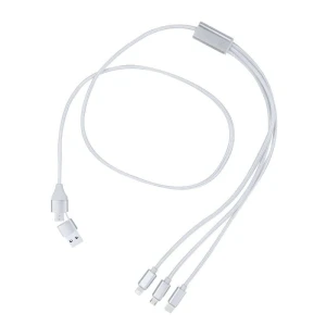 Kabel do ładowania z aluminium z recyklingu VA620-32 /kolor: srebrny/