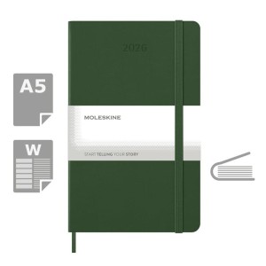 Kalendarz MOLESKINE VM399-25/2026 /kolor: khaki/