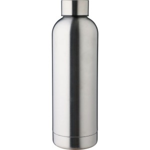Butelka termiczna 500 ml ze stali nierdzewnej z recyklingu V1177-32 /kolor: srebrny/