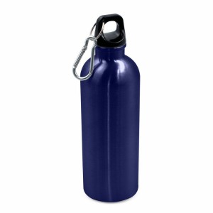 Butelka sportowa 500 ml z karabińczykiem | Brenda VA099-04 /kolor: granatowy/