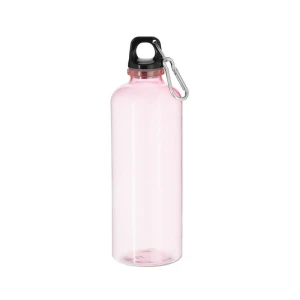 Butelka sportowa 630 ml z RPET z karabińczykiem VA308-21 /kolor: różowy/
