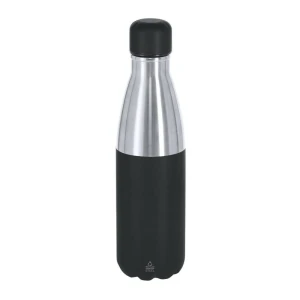 Butelka termiczna 550 ml ze stali nierdzewnej z recyklingu VA674-03 /kolor: czarny/