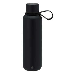 Butelka termiczna 630 ml ze stali nierdzewnej z recyklingu VA675-03 /kolor: czarny/