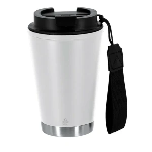 Kubek termiczny 300 ml ze stali nierdzewnej z recyklingu VA680-02 /kolor: biały/