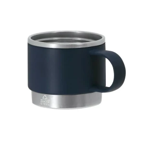 Kubek 140 ml ze stali nierdzewnej z recyklingu VA681-04 /kolor: granatowy/