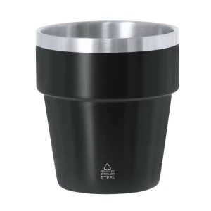 Kubek 250 ml ze stali nierdzewnej z recyklingu VA682-03 /kolor: czarny/