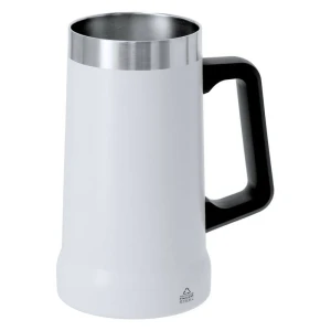 Kubek 700 ml ze stali nierdzewnej z recyklingu VA686-02 /kolor: biały/