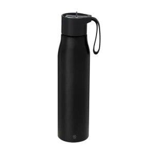Butelka sportowa 700 ml z aluminium z recyklingu VA690-03 /kolor: czarny/