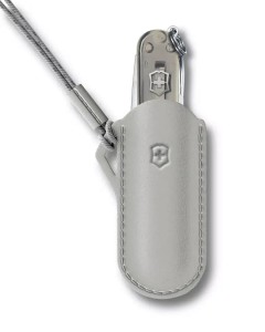 Etui skórzane Victorinox - kolor: szary  /VCR-4.0670.31/