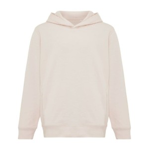 Dziecięca bluza z kapturem i kieszeniami Iqoniq Yengo z bawełny z recyklingu T6404.039.1112 /kolor: różowy/